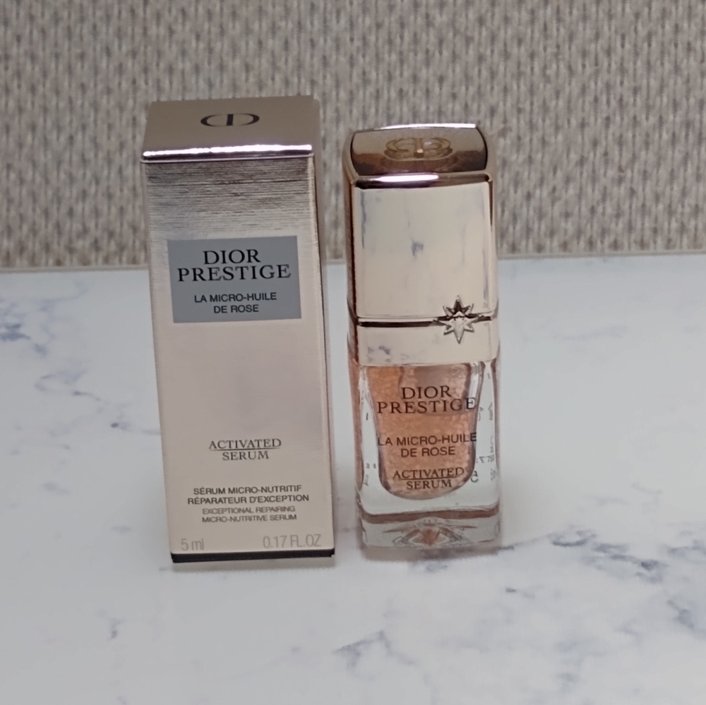 Dior Prestige Activated Serum Mini Travel Size .17 Oz New In Box
